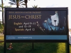 Closing night of The Easter Pageant at the Mesa Arizona Temple.