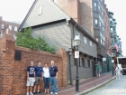 In front of Paul Revere\'s house.