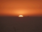 A great sunset...please notice the sailing boat silhouetted on the horizon.