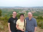 We took a drive and are looking down on Vilafranca surrounded by vineyards.