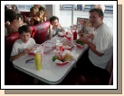 We had dinner at the end of Balboa Pier at the original Ruby's.  