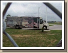 ...and a picture of the shuttle bus we rode to the factory -- cool bus huh?  They say, the buck starts here...we had to explain it to the kids!  Sometimes I feel so old....