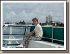 We took a water taxi tour and were shown where the rich and famous people live on Palm Beach.  Of course everyone's windows were boarded up, because it was hurricane season.  No one told us!  No wonder we could get a room!