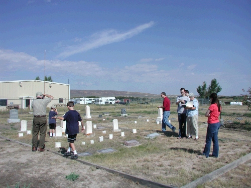 This was our family plot.  It was amazing...we counted I think 19 people that died as infants or small children.  All of the really little headstones were infants.