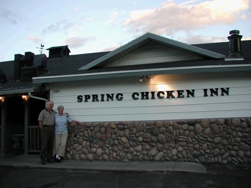 On the way home we stopped in Wanship at the Spring Chicken Inn for dinner -- a place that has been around forever, is famous for their fried chicken and apparently is somewhat of a family tradition.  It was a fun day.