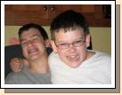 Clark and Elliot both had braces together for 5 days!