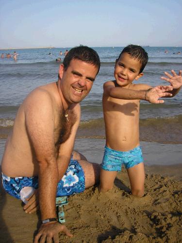 Pere with their son Peter.