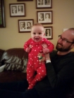 We gave the kids Christmas jammies. Madeleine claims there is nothing cuter than a baby in a sleeper. This baby is a cutie no matter what she is wearing!
