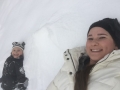 Our two snow angels!