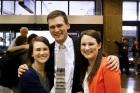 Elder Brown finally gets to hug a couple of cute girls :)