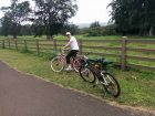 One morning we took a ride around the neighborhood on loaner bikes from Marla and Steve. There was a new really nice bike path along the highway.