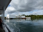 On our ferry boat leaving the Memorial.