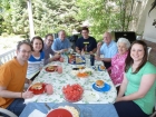 Our first suumer BBQ / picnic on the deck!