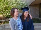 Trying to duplicate a pic from Tess\'s graduation...funny....