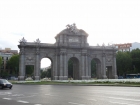 At the corner of the Retiro Park is the famous Puerta de Alcalá. It makes for a cool round-a-bout!