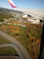 Next morning - on my way home. Can you see the shadow of my plane? Great trip!