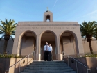 The Newport Beach Temple is beautiful. My favorite part was the mission-style doorways and doors.
