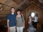 Upstairs in the Log Home - This is where Joseph was visited 3 times in one night by the Angel Moroni.