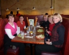 Lunch afterwards at the Pizza Factory...you should try their zucchini pasta! Left to Right: Cherry, Me, Melanie, Melinda, and Megan. Elasha couldn\'t be there because of her new baby.