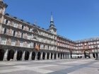 La Plaza Mayor is a great square with shops and restaurants surrounding it. We just watched the movie