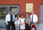 Their ward meets on the main floor of an apartment building. Everyone in their ward was so kind to us.