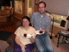 A piece of Happy Birthday cake for Toby as we celebrated August birthdays.