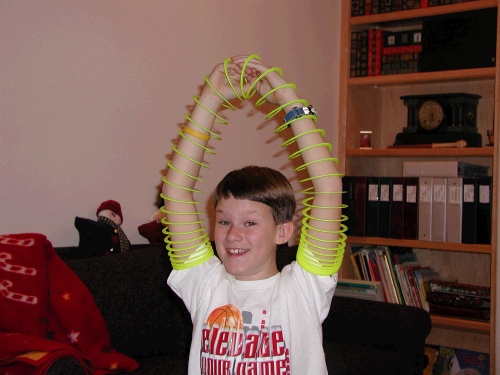 And yet another slinky makes it into our house!