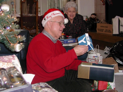 Clark made his grandparents a BYU bird house in Cub Scouts.  Enough of BYU already!