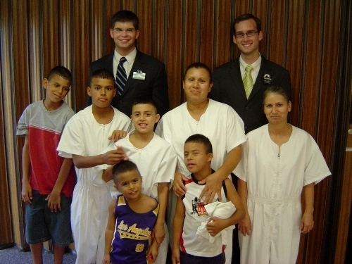 The Casteeda baptisms.