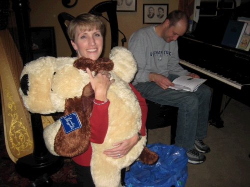Melinda got a dog...