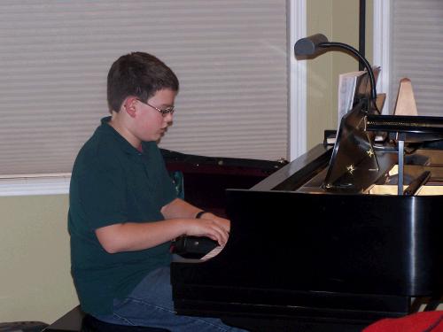 Clark played some Christmas Jazz.