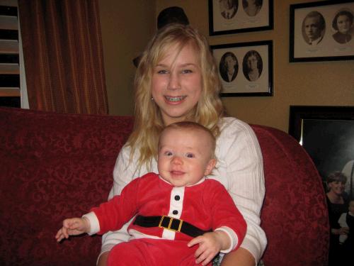 Obviously baby Santa (Daniel Crapo) was the hit of the party!
