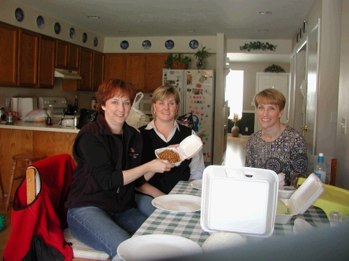 My sisters Melinda and Melanie had me over for a birthday lunch of lettuce wraps - yum yum.