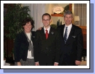 Phillip with President and Sister Farnsworth.
