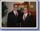 Phillip with his first companion, Elder Clark.