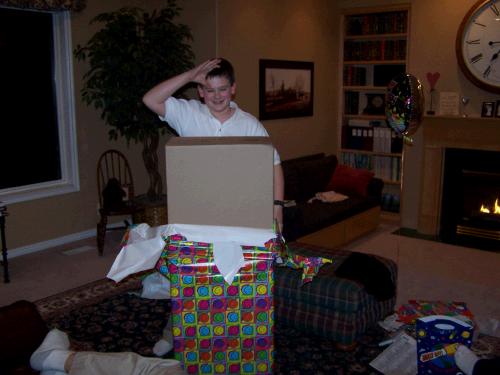 Clark figures out what it is...an electronic piano!