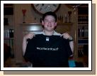 Clark's birthday had a music theme -- he loved this shirt!