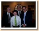 The newest Deacon in the ward with Grandpa Wally, Alan and Doug Waddoups, a member of our Bishopric and our home teacher.