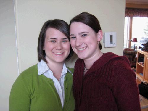 My cute girls after church.