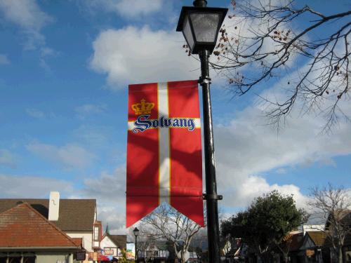 Here we are in Solvang -- a quaint Danish village right in California.