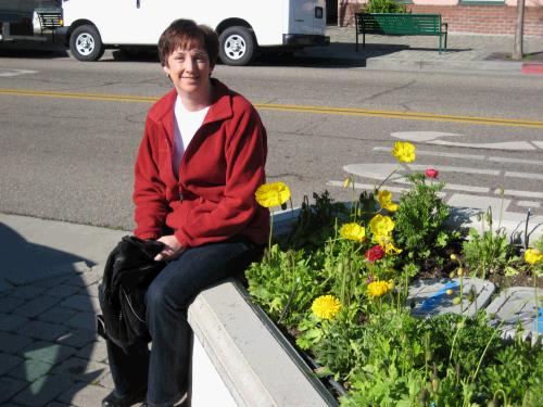 I enjoyed seeing all the blooming flowers.
