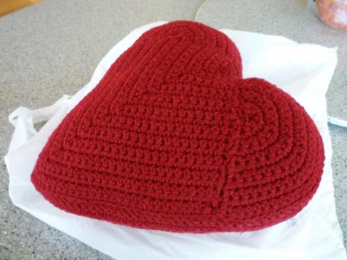 Ta da!  My first crochet project that isn't a rectangle!