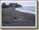 Hurry back out so we can roast marshmallows.