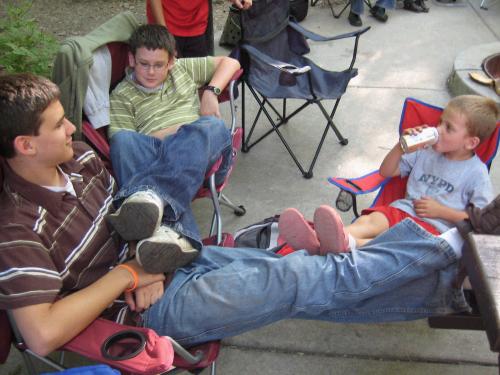 A little "putting your feet up on Elliot" moment.