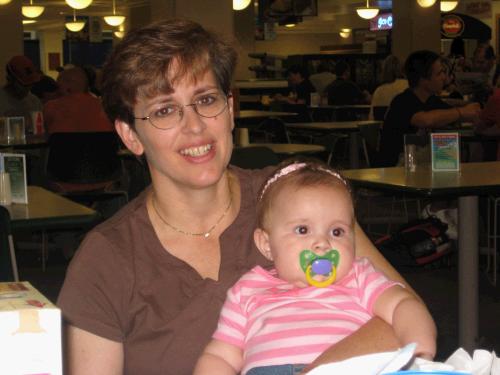 Melora with her darling granddaughter.