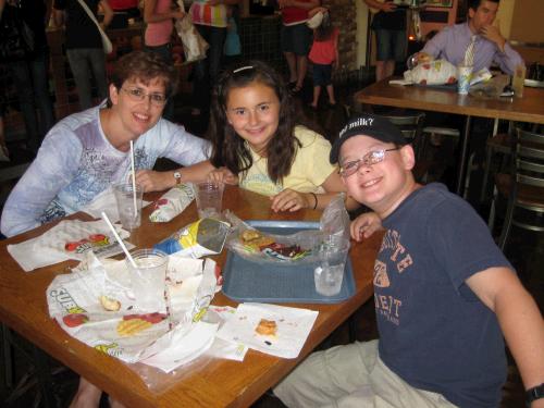 Lunch out again -- Subway this time!