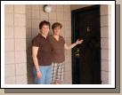 Old roommates back to where it all began....Evergreen Apartment #6.  Now it is called Park Place and Tess lives in #3.