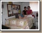Tess and I on "our" bed.