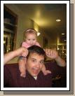 Melora's son and BYU student, Tyler Collete with his baby girl, Shaylynn.