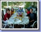 A yummy 4th of July brunch on the deck.